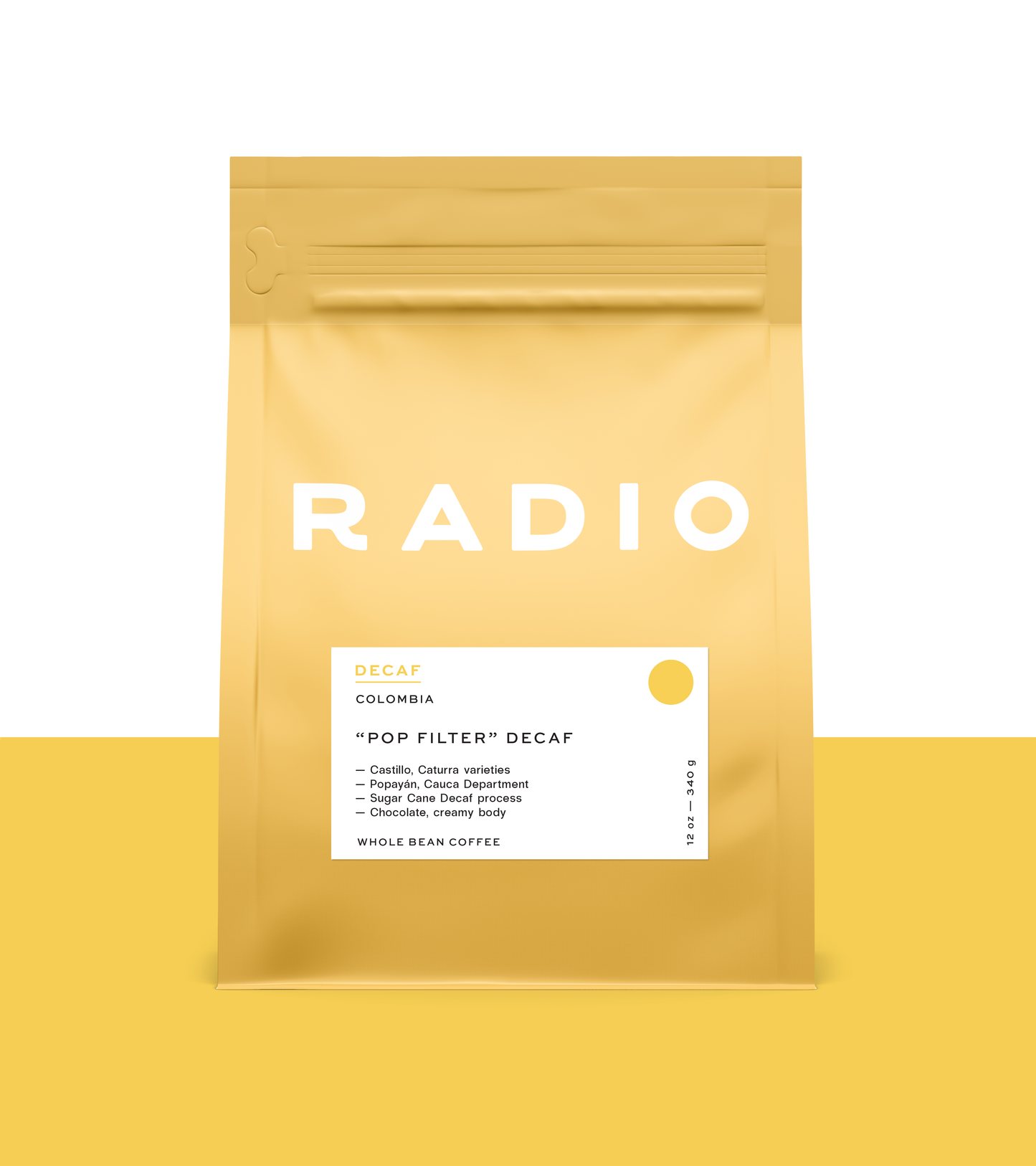 Decaf Coffee - Colombia, from Radio Roasters Coffee